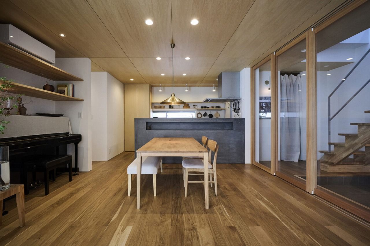 スタジオ・チッタ 【2850万円／33.9坪／間取り図】こだわりやイメージを造作で形に！木の温もり溢れるシンプルデザインの家の建築実例画像4