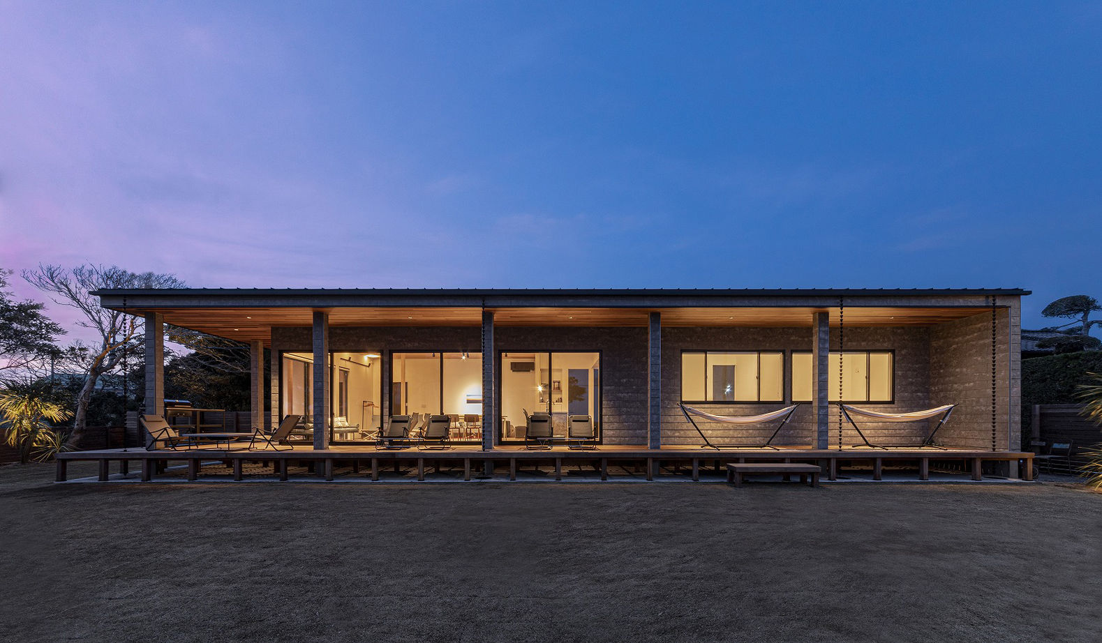 スタジオ・チッタ 【3280万円／27坪／間取り図／平屋】海辺の景色を愉しみながら、ゆったりと寛ぐ非日常空間の建築実例画像