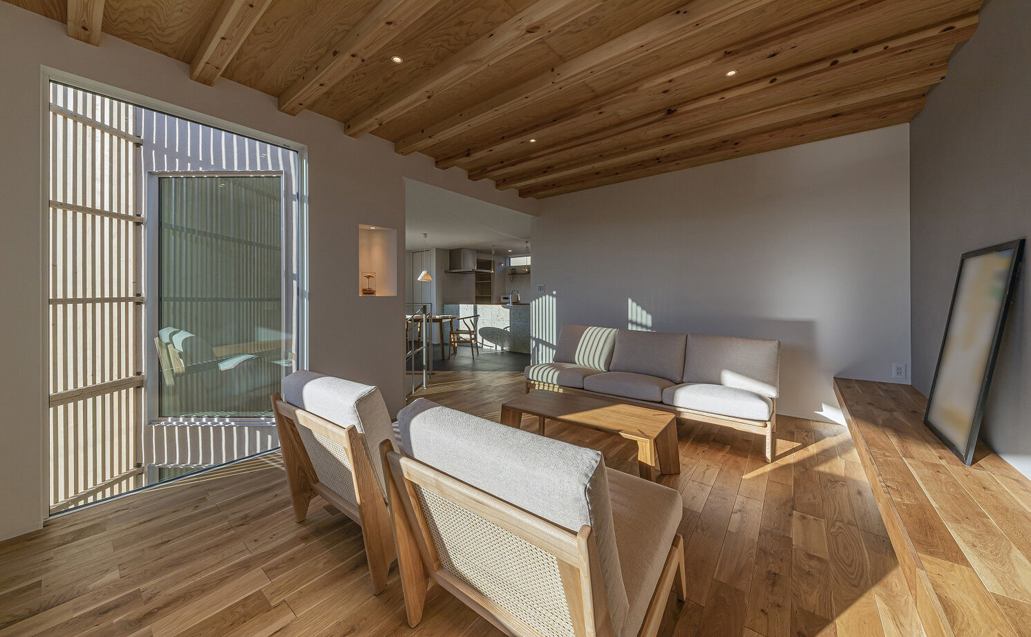 スタジオ・チッタ 【3500万円／40坪／間取り有／ガレージハウス】変形地ならではの奥行き間取りがユニークな2階リビングの家の建築実例画像14