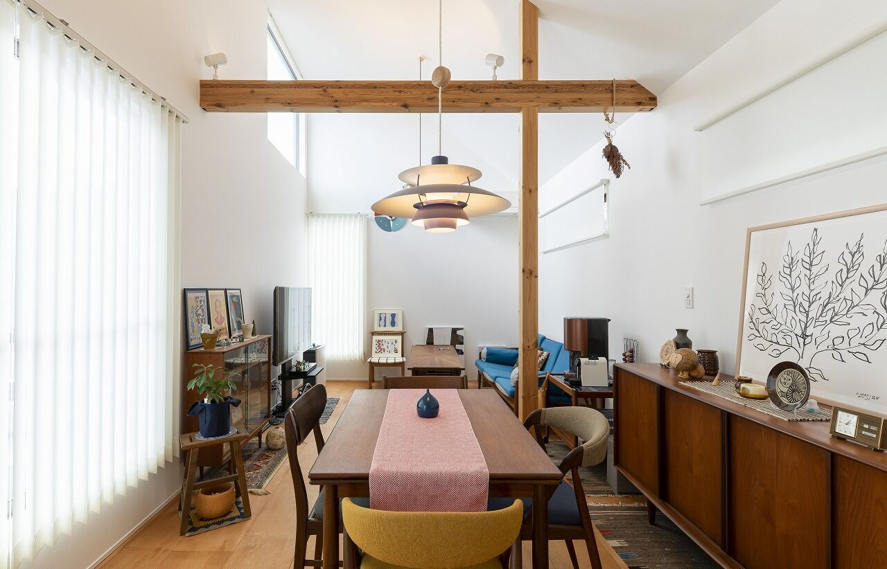 スタジオ・チッタ 【2000万円／21.3坪／間取り有／狭小住宅】限られた空間に“好き”を凝縮をした、北欧ヴィンテージの家の建築実例画像3