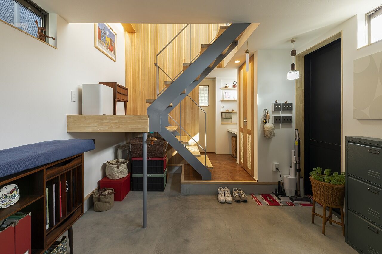 スタジオ・チッタ 【2000万円／21.3坪／間取り有／狭小住宅】限られた空間に“好き”を凝縮をした、北欧ヴィンテージの家の建築実例画像8