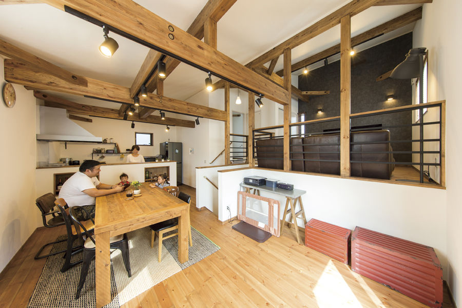 BinO前橋／立見建設 「理想は全て叶えられた」スキップフロアで楽しむ暮らしの建築実例画像