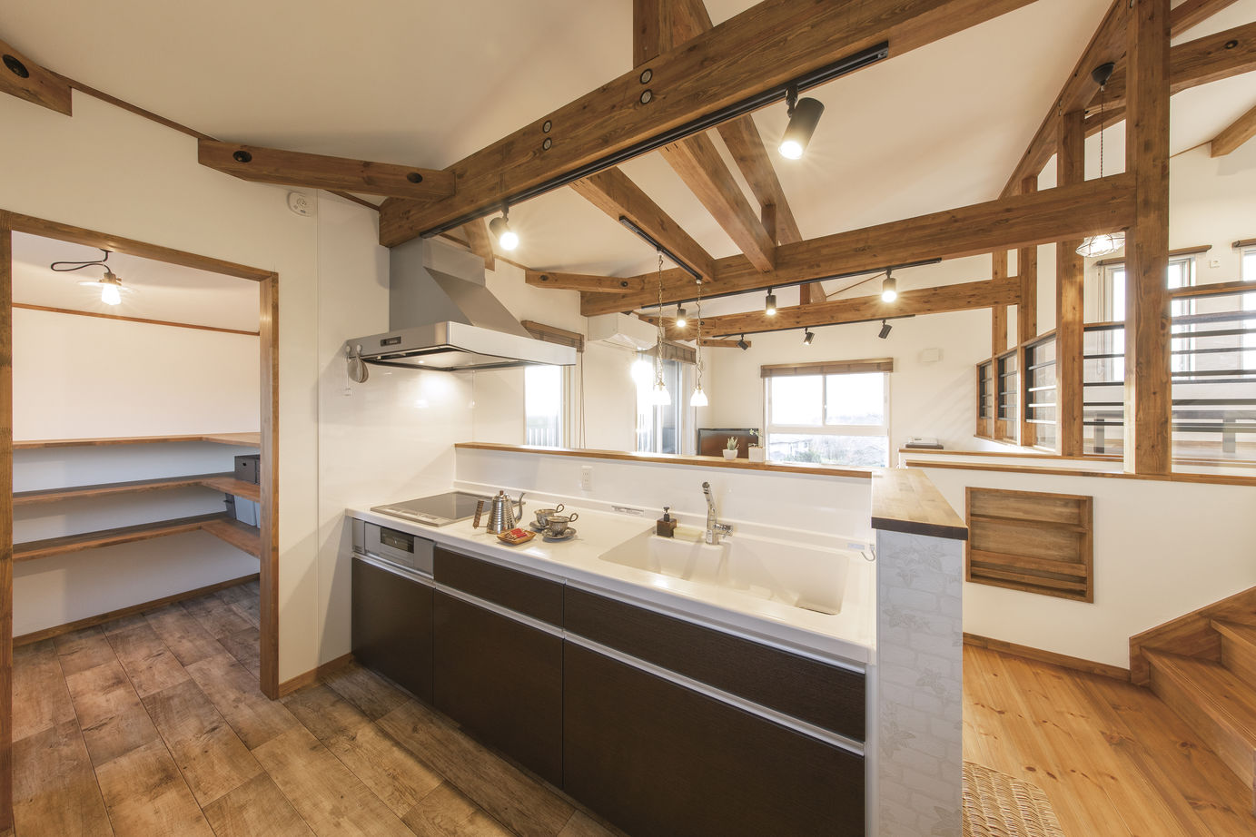 BinO前橋／立見建設 【1000万円台/約32坪】毎日の暮らしと趣味の空間がスキップフロアで繋がる！ワクワクが止まらない住まいの建築実例画像5