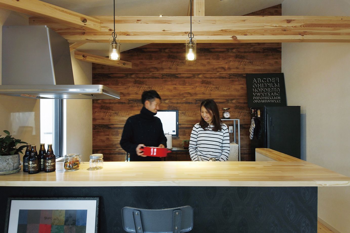 ヒロ建工 【1500～2000万円/20坪台/間取り有/埼玉県】スキップフロア＆吹き抜けカフェ風の家の建築実例画像3