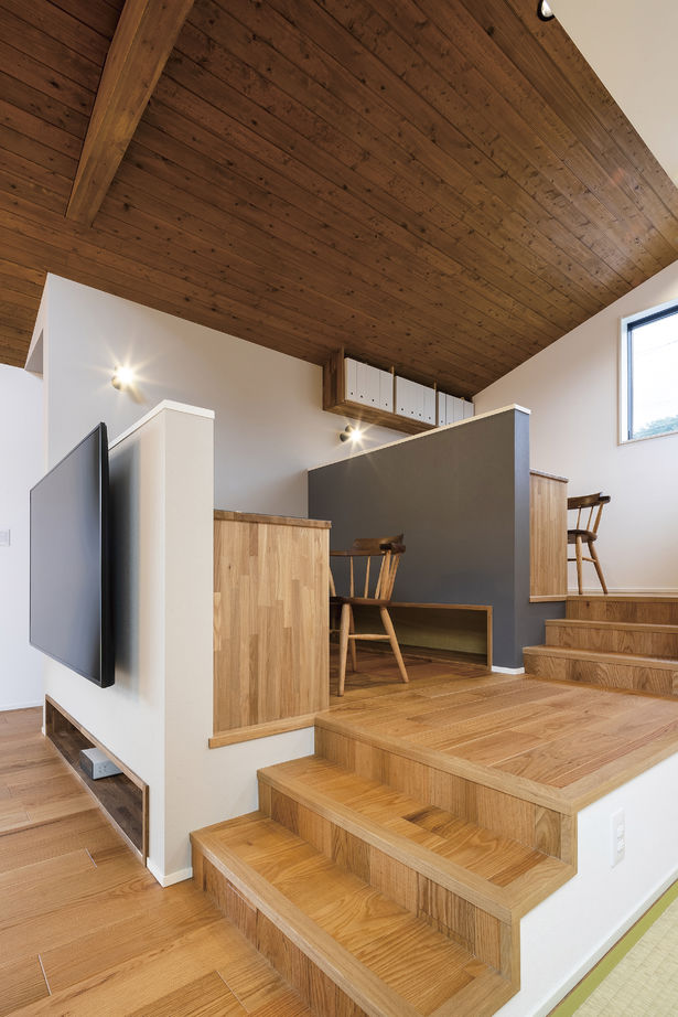 関工務所 【平屋】SE 構法と匠の技で大空間を実現笑顔に包まれた平屋の暮らしの建築実例画像7