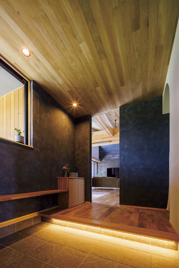 関工務所 【本体価格4000万円～/63.7坪】大空間を大胆に彩る設計力と匠の技。素材使いで魅せる平屋＋αの住まいの建築実例画像8