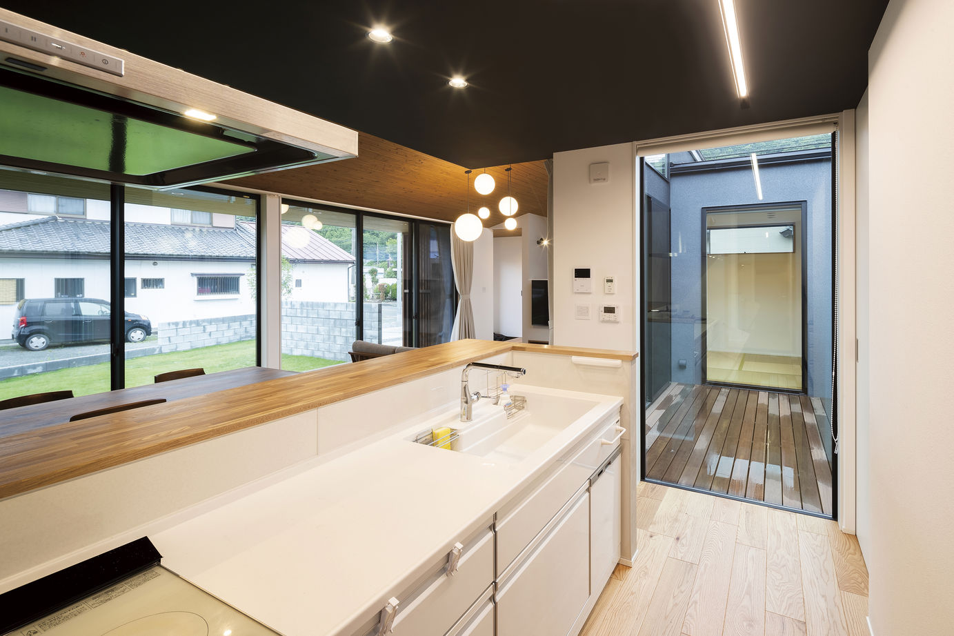 関工務所 二層のスキップフロアのある平屋の家の建築実例画像4