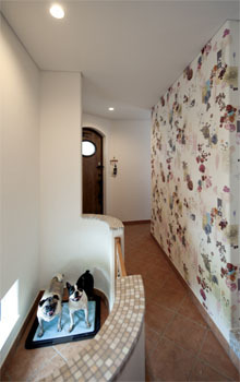 ソーフィールドホーム 可愛らしい玄関に人が集まり ハンドメイドを楽しむ毎日の建築実例画像3