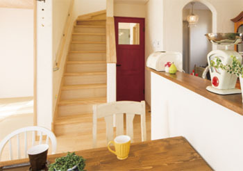 ソーフィールドホーム こだわりのタイル＆塗り壁 ナチュラル空間を彩り暮らすの建築実例画像4