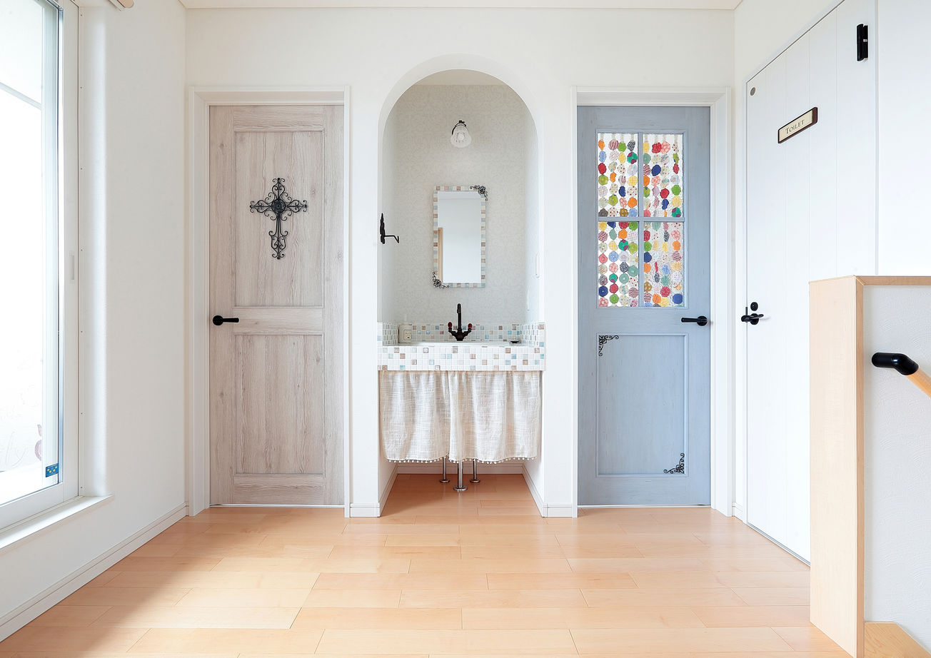 ソーフィールドホーム 可愛いキッチンが自慢のヨーロピアンデザインの家の建築実例画像4