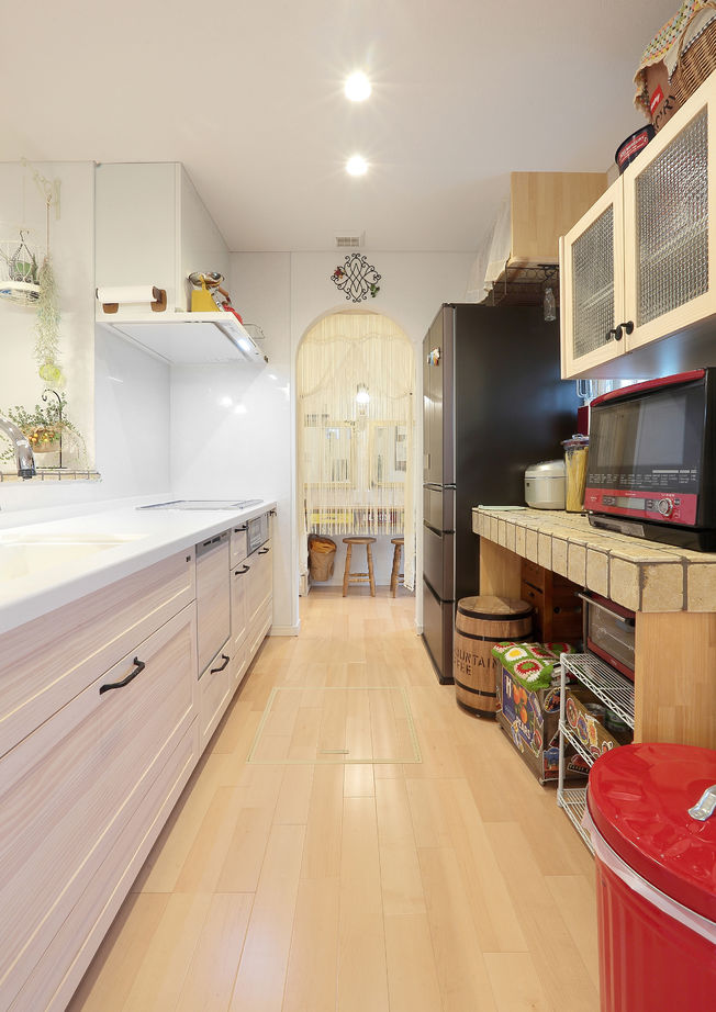 ソーフィールドホーム 可愛いキッチンが自慢のヨーロピアンデザインの家の建築実例画像5