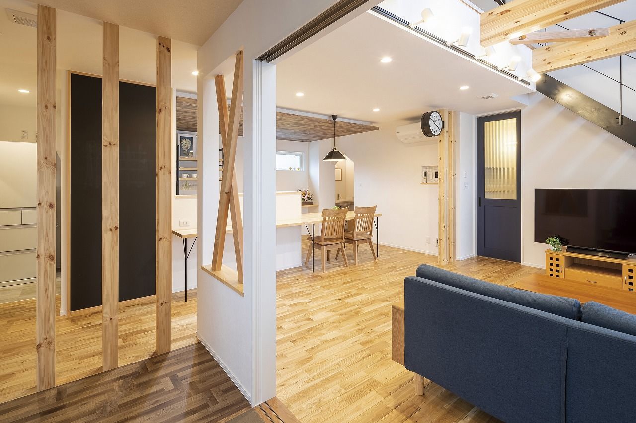 ソーフィールドホーム 【本体価格2400～2500万円 /吹き抜け/ 41.2坪】大空間LDKと木の温もり。家族の健やかな日々を叶えた家の建築実例画像6