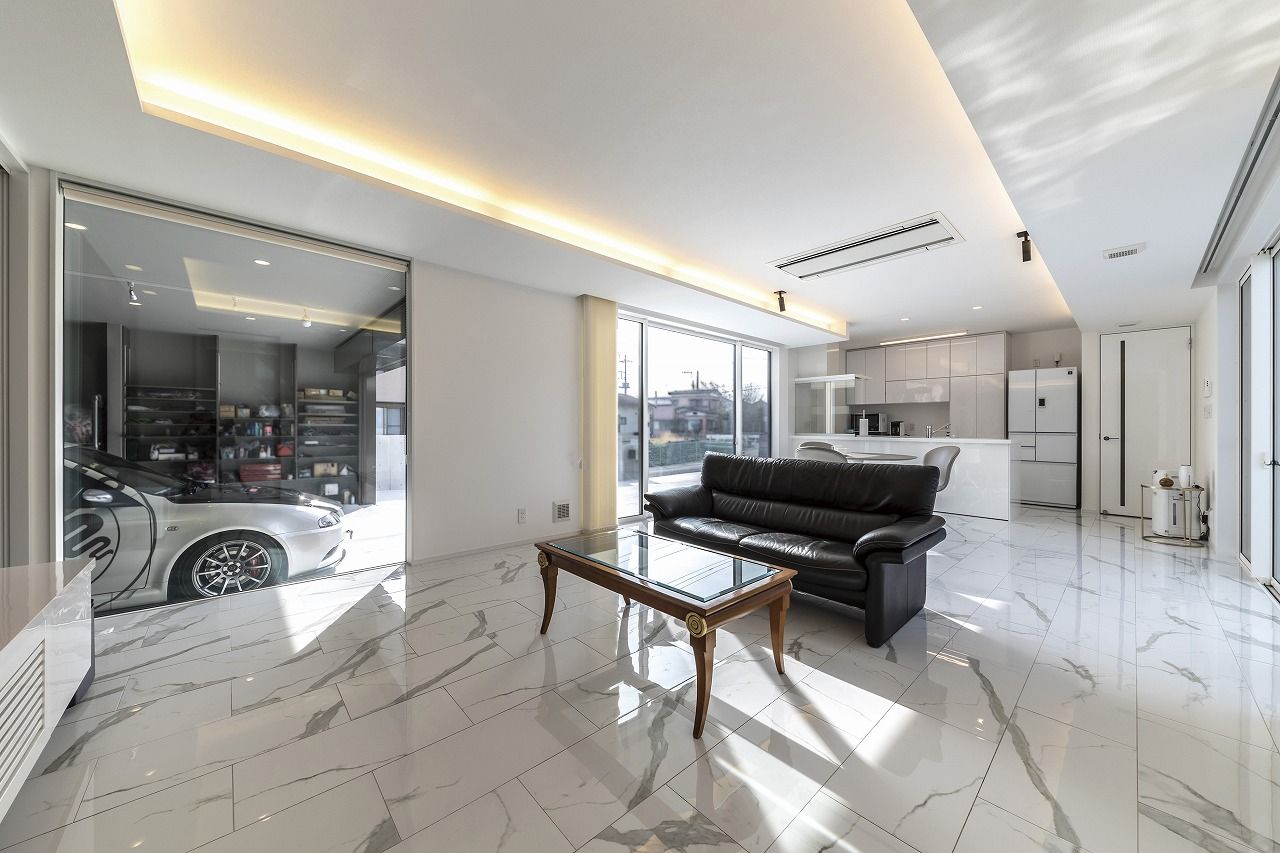 ソーフィールドホーム 【本体価格2500～3000万円 /平屋/ 49.3坪】開放感×高性能で心から寛ぐ、ガレージと繋がる平屋の邸宅の建築実例画像4