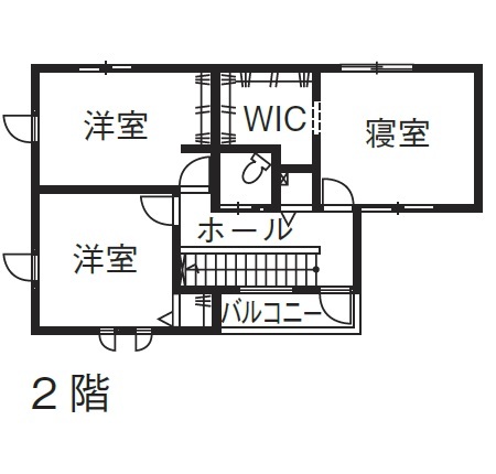 ソーフィールドホーム 寛ぎを生む高性能×デザイン。モダンリゾートの上質な暮らしの間取り図（4LDK）２階
