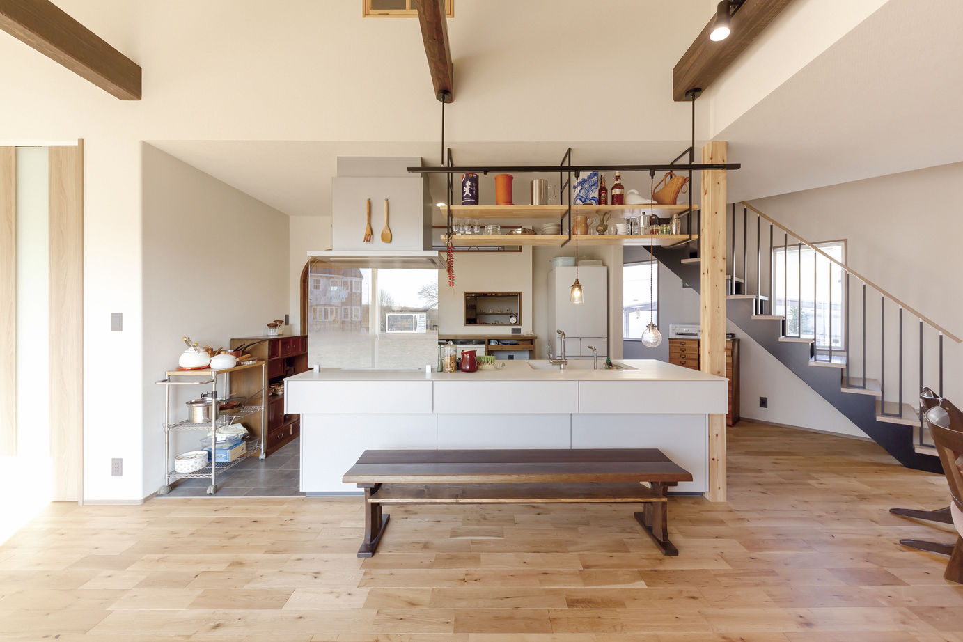 ソーフィールドホーム 豊かな素材感やデザインを追求　寛ぎのナチュラルモダンな平屋の建築実例画像9