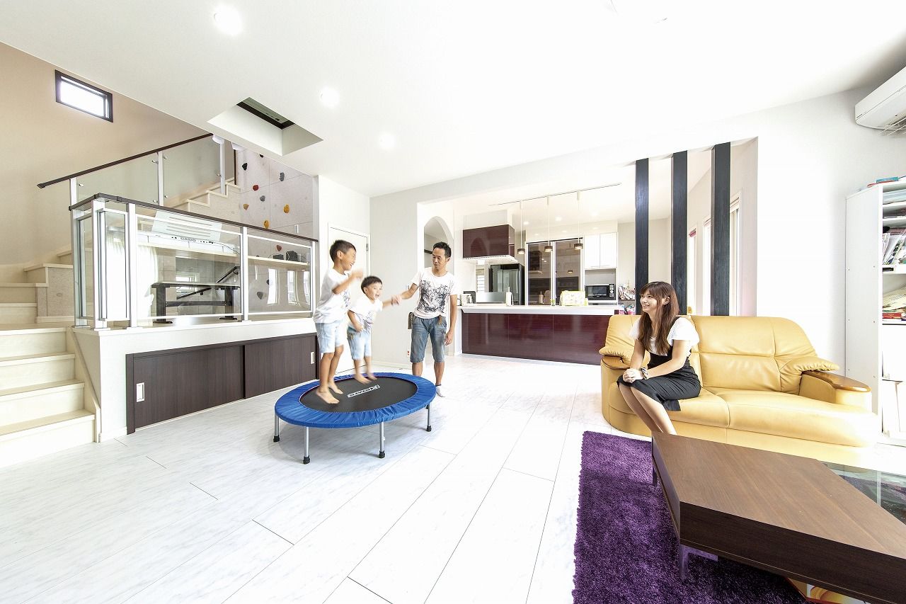 サンワ設計 ボルダリングウォールや隠れ家のような小屋裏で毎日を楽しく暮らす！家族が遊べる住まいの建築実例画像3