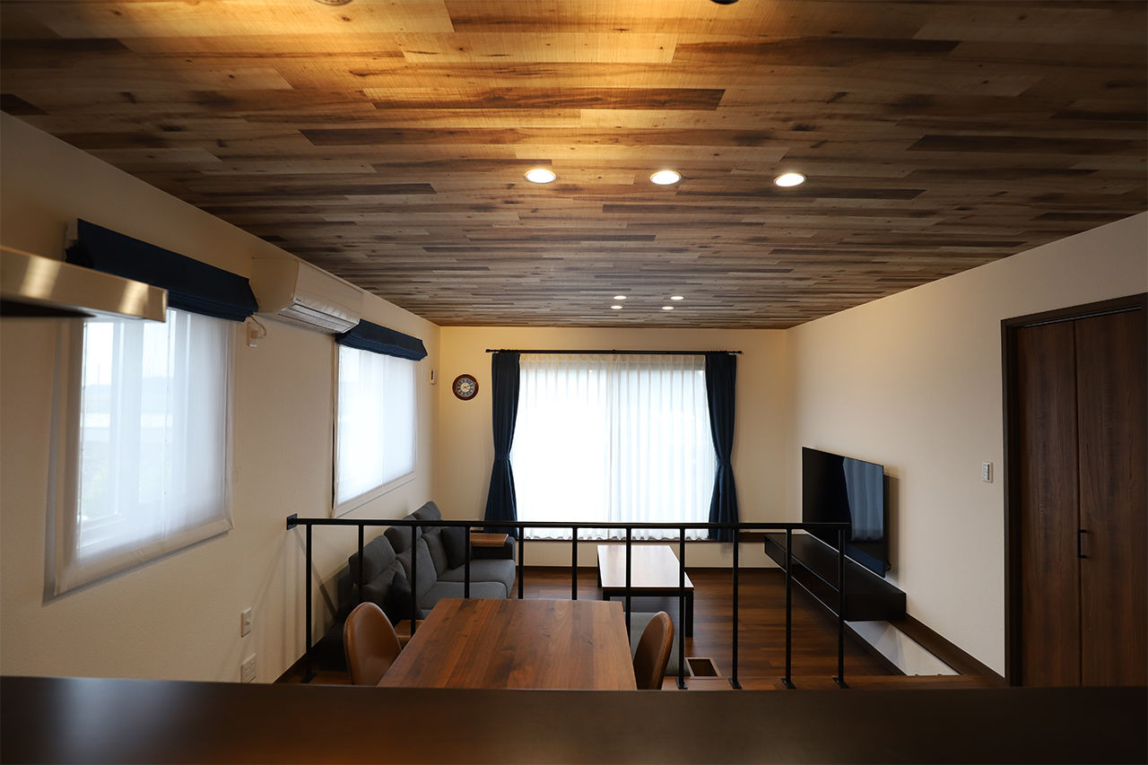 サンワ設計 ピットリビングは心休まる場所　家族が心地よく暮らせる家の建築実例画像3