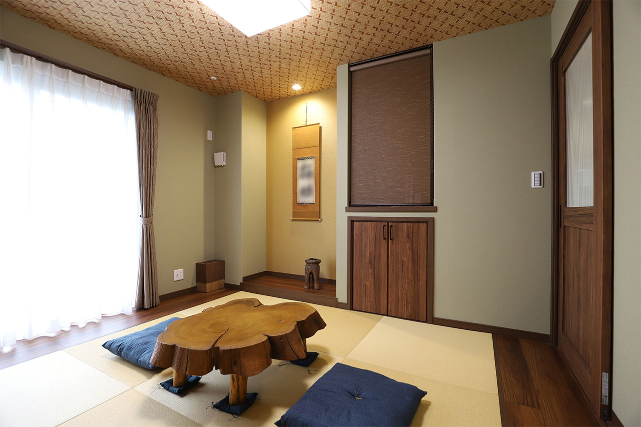 サンワ設計 ピットリビングは心休まる場所　家族が心地よく暮らせる家の建築実例画像7