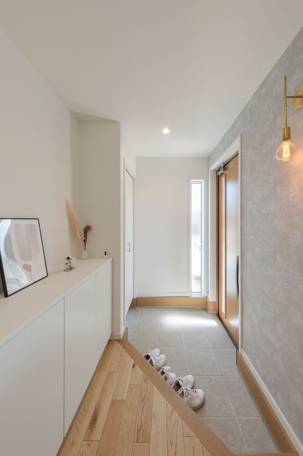 サンワ設計 グレージュカラーがオシャレなこだわりがつまったリビング階段のある家の建築実例画像6