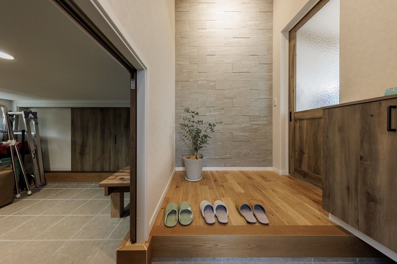 サンワ設計 暮らしを楽しむアウトドアリビングと広い土間収納のある1.5階の平屋の建築実例画像6