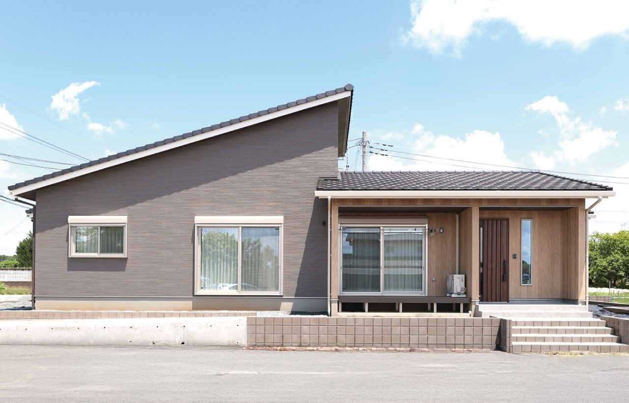 サンワ設計 ぬくもりに包まれるナチュラルモダンな平屋の建築実例画像