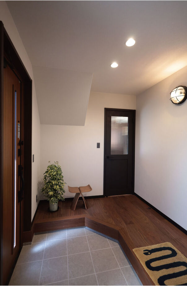 サンワ設計 空間を生かしたアメリカンヴィンテージ風ガレージの家の建築実例画像6