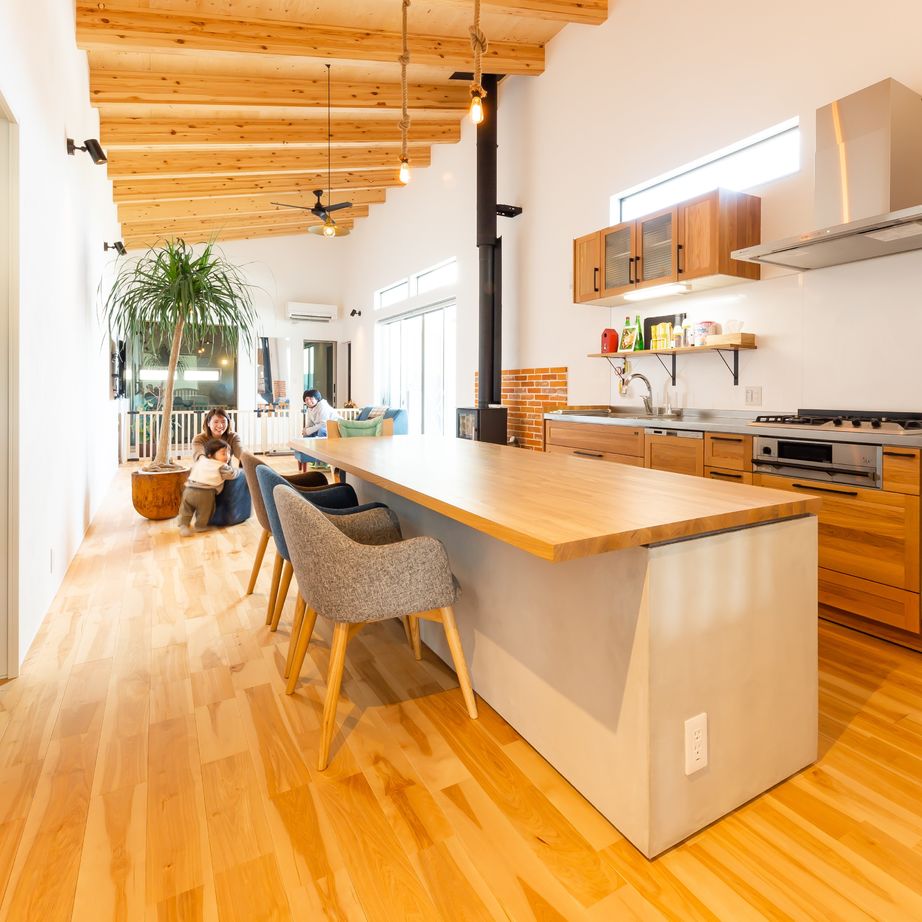 321HOUSE（ミツイハウス） 【ガレージハウス／平屋／薪ストーブ】自然に人が集まる、こだわりを詰め込んだ平屋住まいの建築実例画像5