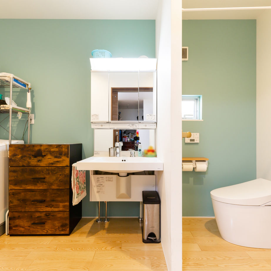 321HOUSE（ミツイハウス） 【平屋／二世帯住宅／おしゃれなキッチン】街中に建つ、開放感あふれる完全二世帯の住まいの建築実例画像9