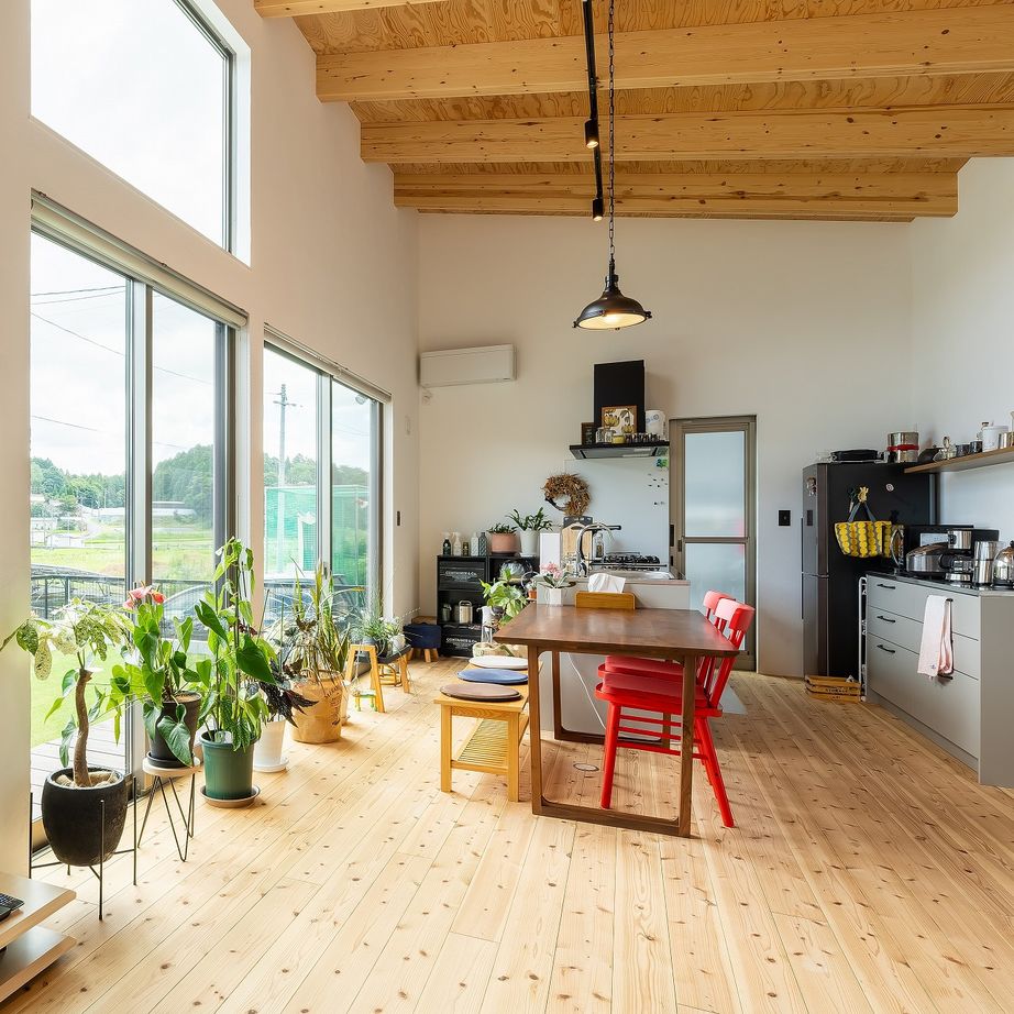 321HOUSE（ミツイハウス） 【平屋／シンプル／コンパクト】植物と暮らすモスグリーンのコンパクトな平屋の建築実例画像2