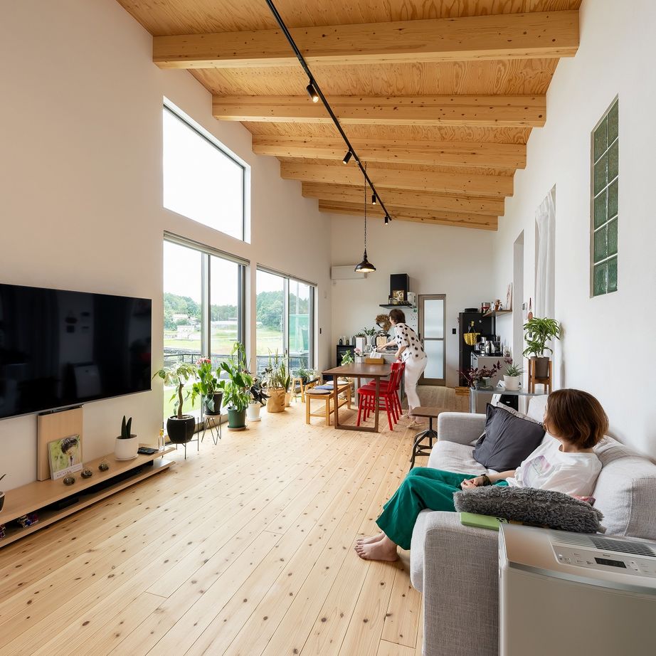 321HOUSE（ミツイハウス） 【平屋／シンプル／コンパクト】植物と暮らすモスグリーンのコンパクトな平屋の建築実例画像7