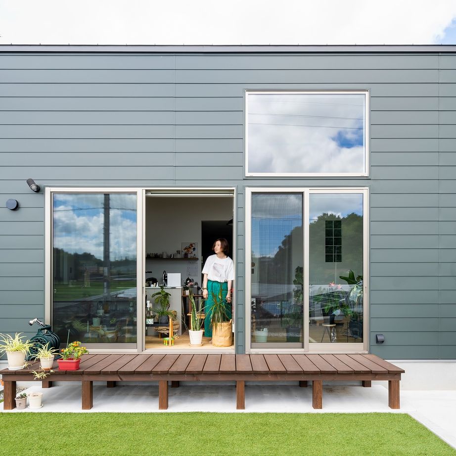 321HOUSE（ミツイハウス） 【平屋／シンプル／コンパクト】植物と暮らすモスグリーンのコンパクトな平屋の建築実例画像8