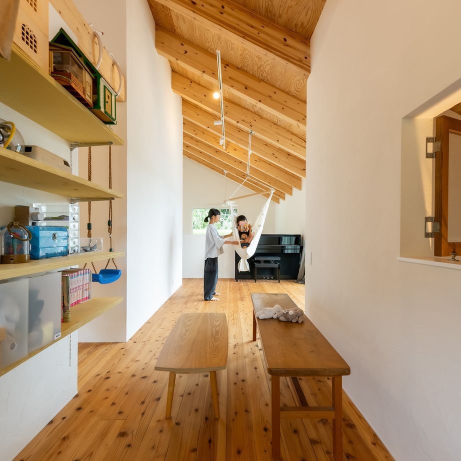 321HOUSE（ミツイハウス） 【造作キッチン／吹抜け／子育て／片流れ】自然の中で自由に暮らす、家族が集まる家の建築実例画像6