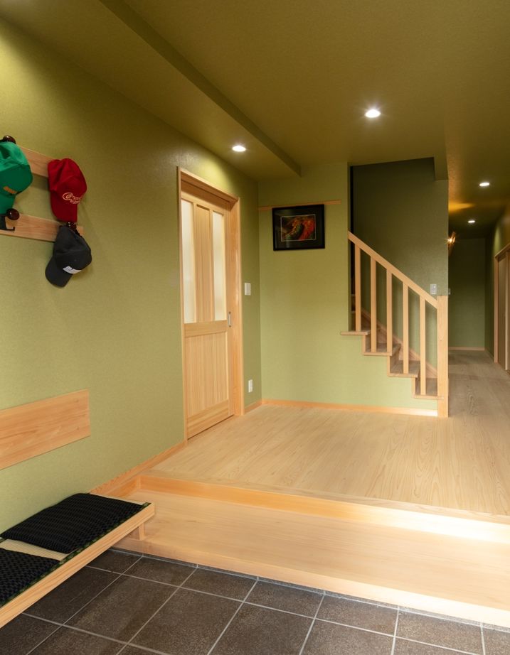 高井工務店 【2階建て/3000万円台/間取り図】和の趣を追求　檜の香る吹抜けや二間続きの和室に憩う和モダンハウスの建築実例画像7