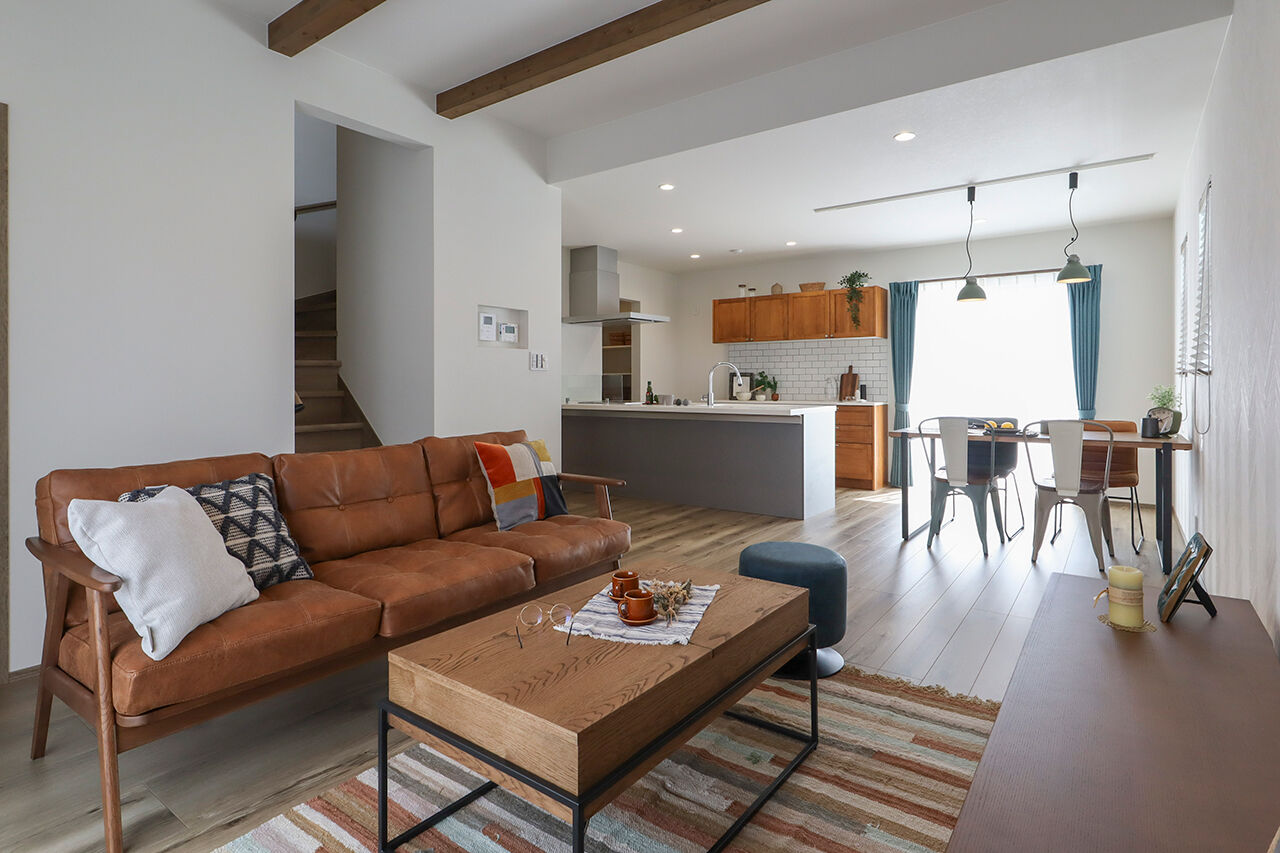 みんなの家 【2041万円／32坪／彦根市】家事動線に配慮したカリフォルニアスタイルのお家の建築実例画像2