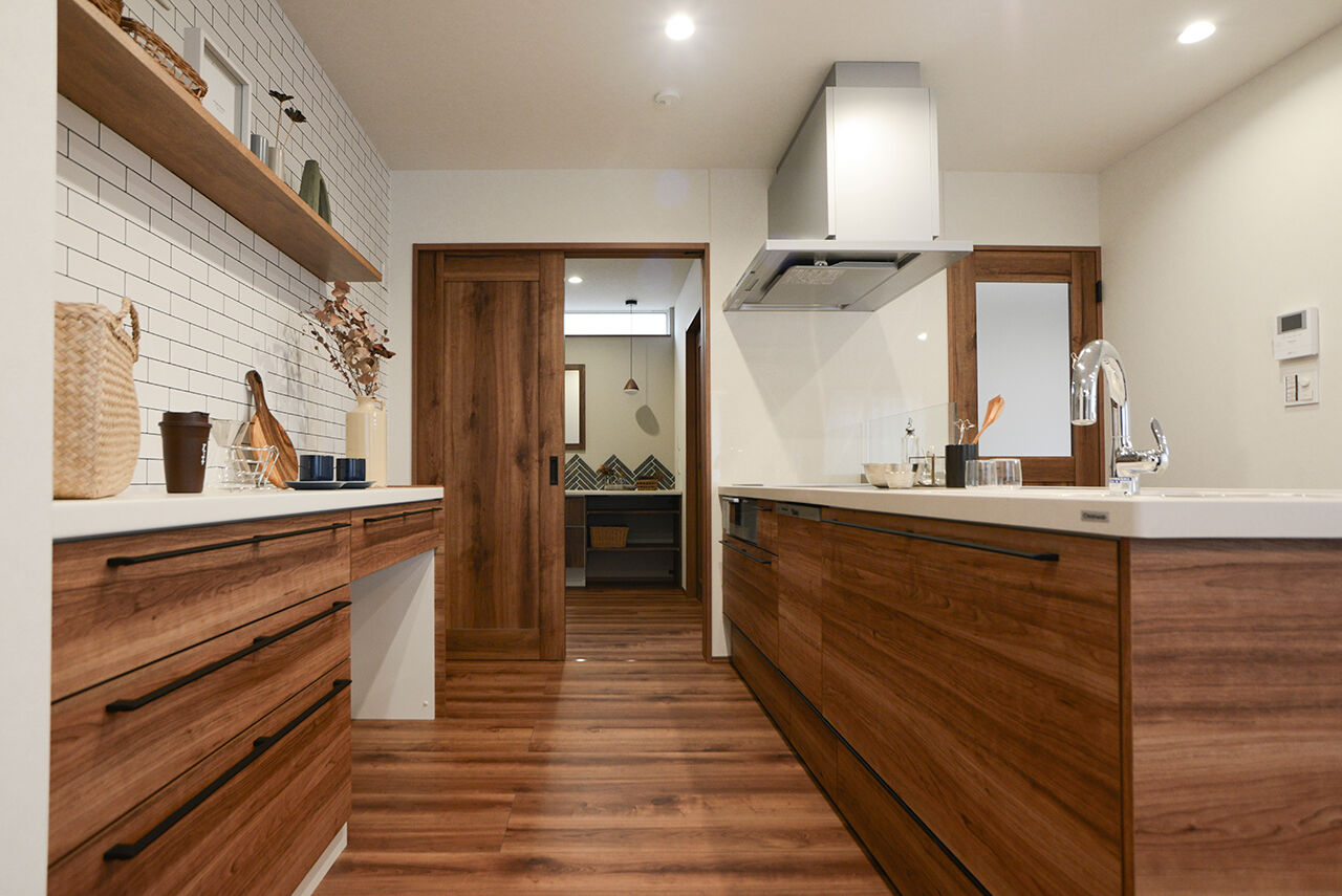 みんなの家 【1914万円／30.3坪／近江八幡市】土間収納からリビングへ直接アクセス！趣味を愉しむお家の建築実例画像4