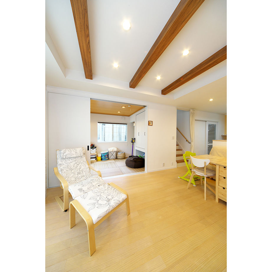 アイフルホーム　仙台・宮城北・石巻・古川 【1800万円・間取有】外観は南欧風、LDKは北欧風のテイストにの建築実例画像2