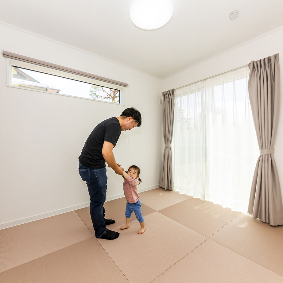 アイフルホーム　仙台・宮城北・石巻・古川 【2100万円・間取図有】ゆとりの広さと開放感を大切にした、のびのびと子育てができる住まいの建築実例画像5