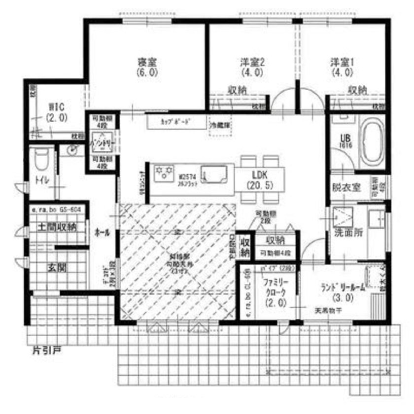 サンエルホーム 【1800万円/28.3坪/間取り図有】シンプル×快適な暮らしを実現したIoT住宅の間取り図（3LDK）1階
