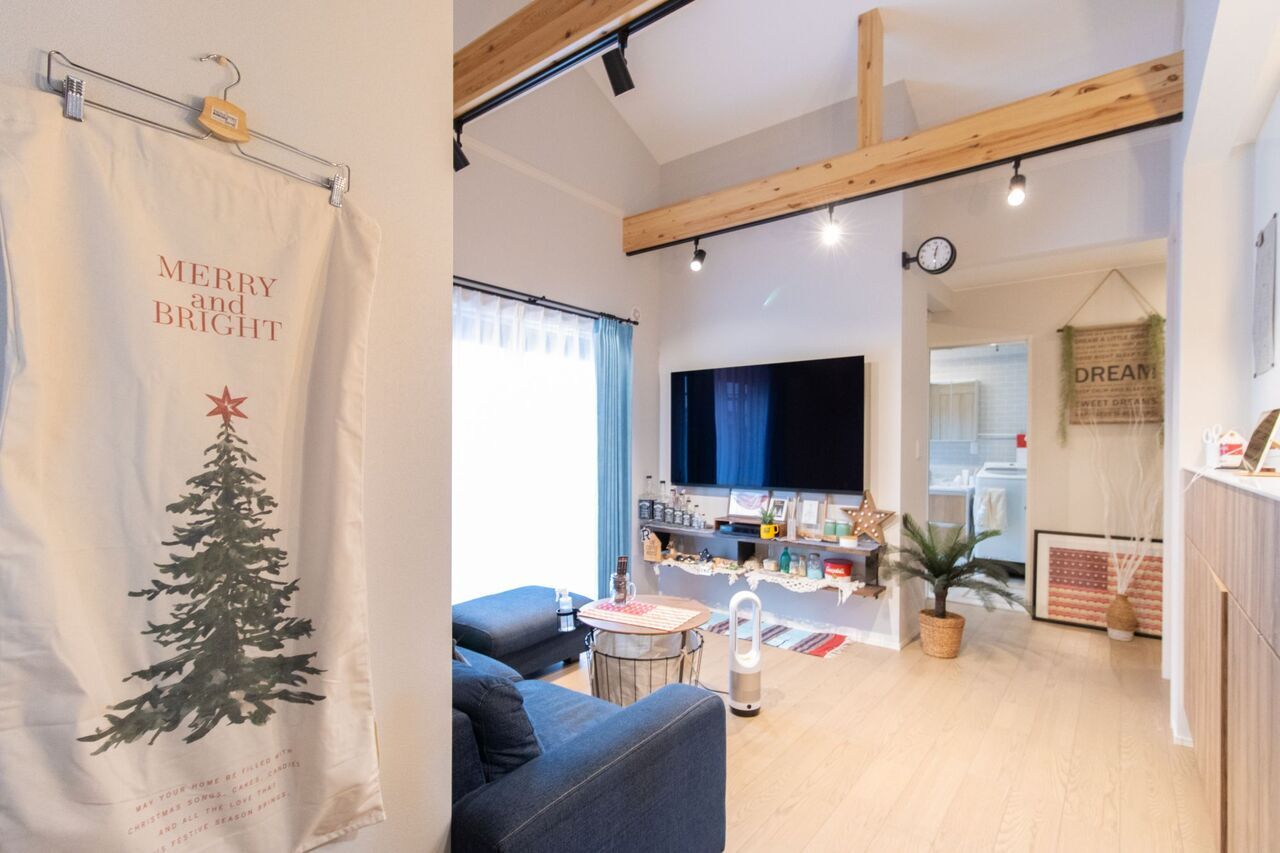 サンエルホーム 【2370万円/40坪/平屋/二世帯住宅】大好きをちりばめた完全二世帯住宅の平屋の建築実例画像2