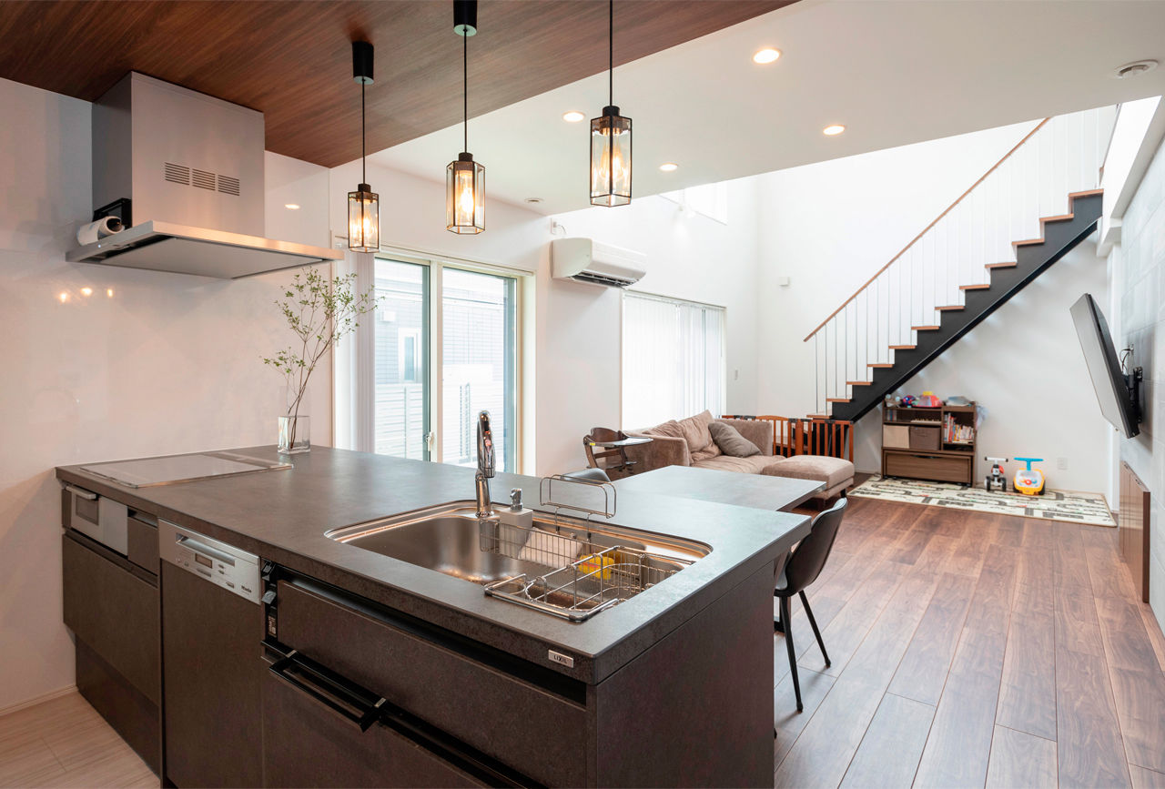 三交ホーム 【33坪｜間取り有】２階建てなのに平屋みたいで暮らしやすい！シンプルでかっこいい家事ラクな家の建築実例画像5