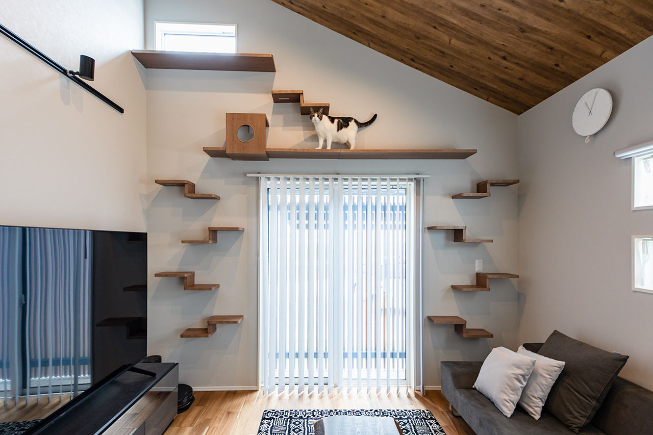 ジャストホーム 【熊本市/2000万円台前半/間取り図】キャットステップや床暖房、日向ぼっこスポットなど猫も心地よい家の建築実例画像3