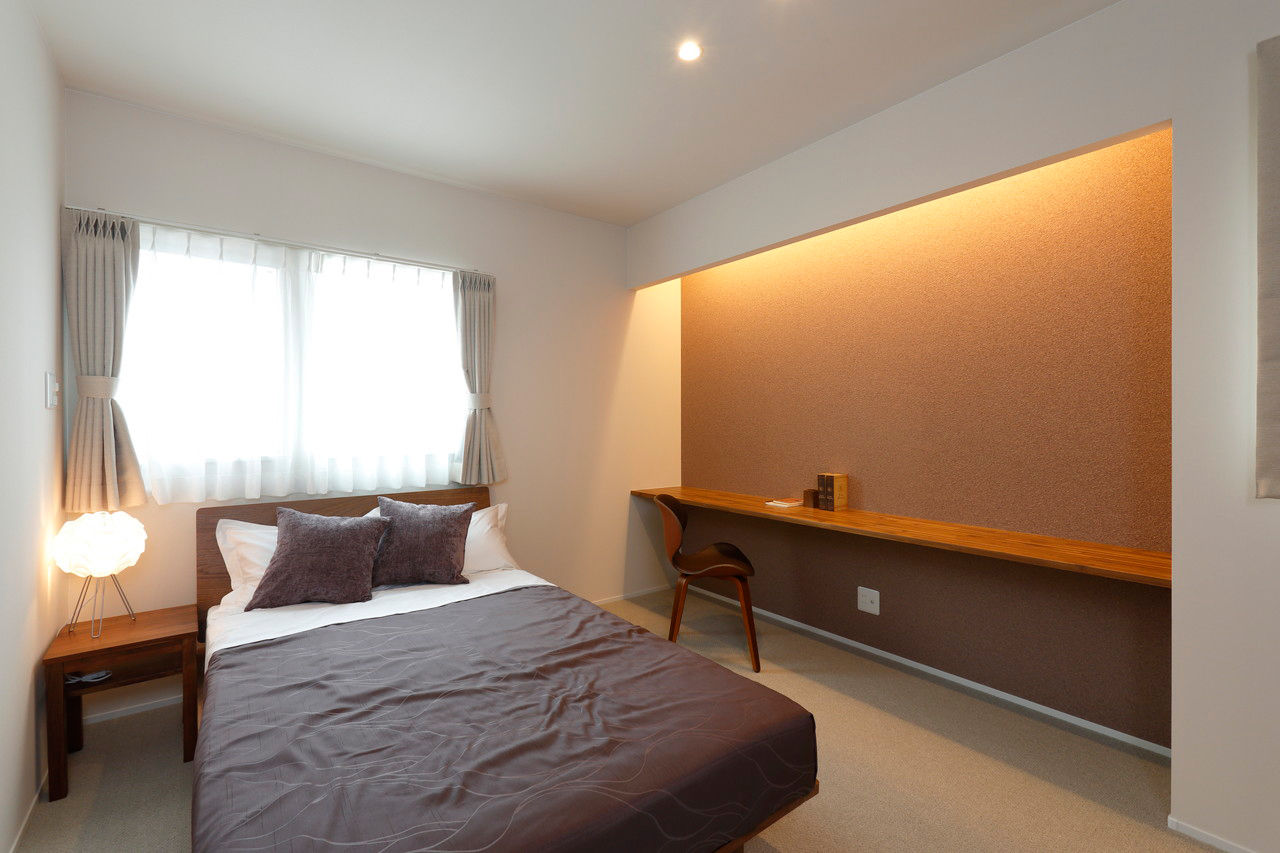 アイムの家熊本（トータルインフォメーション） 【2000～2499万円／広々LDK22帖／スキップフロア／和風モダン】2列型キッチンとウッドデッキが家族を繋ぐ家の建築実例画像10