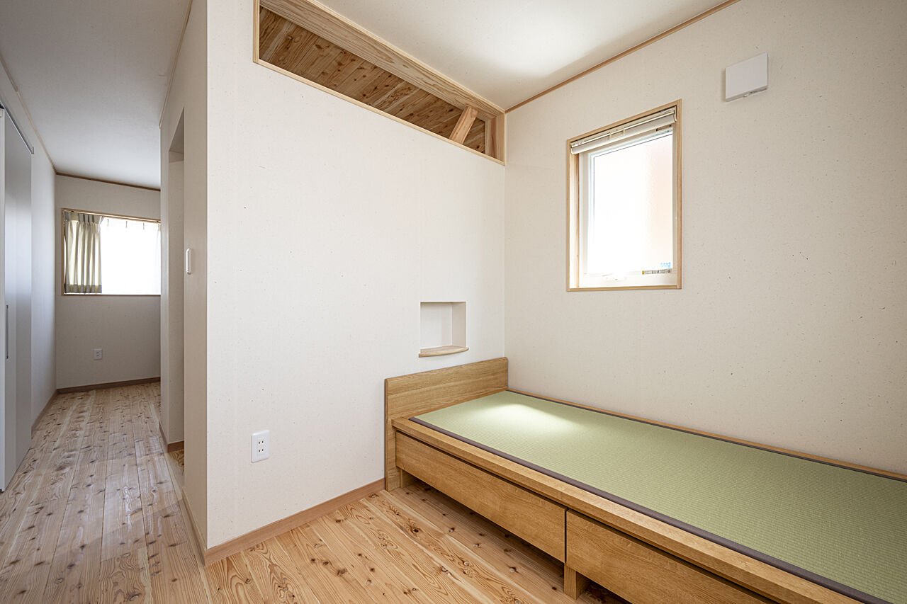 寿工務店 【自然素材×平屋】シニア世代が安心して心地よく暮らす自然素材でシンプルな平屋の家の建築実例画像4