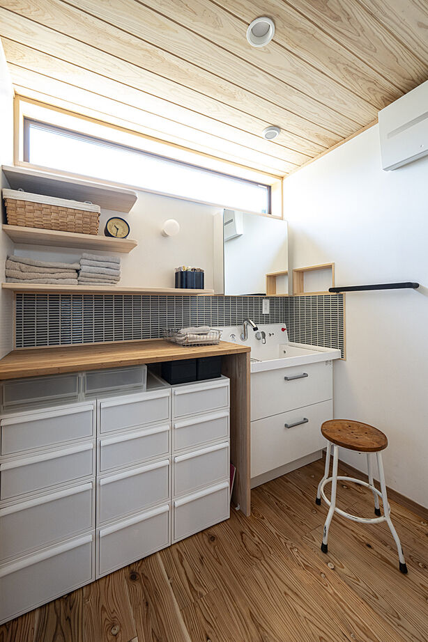 寿工務店 【平屋+小屋裏】家づくりを知りつくす夫妻が建てた、表情豊かで美しい山口県の平屋の住まいの建築実例画像5