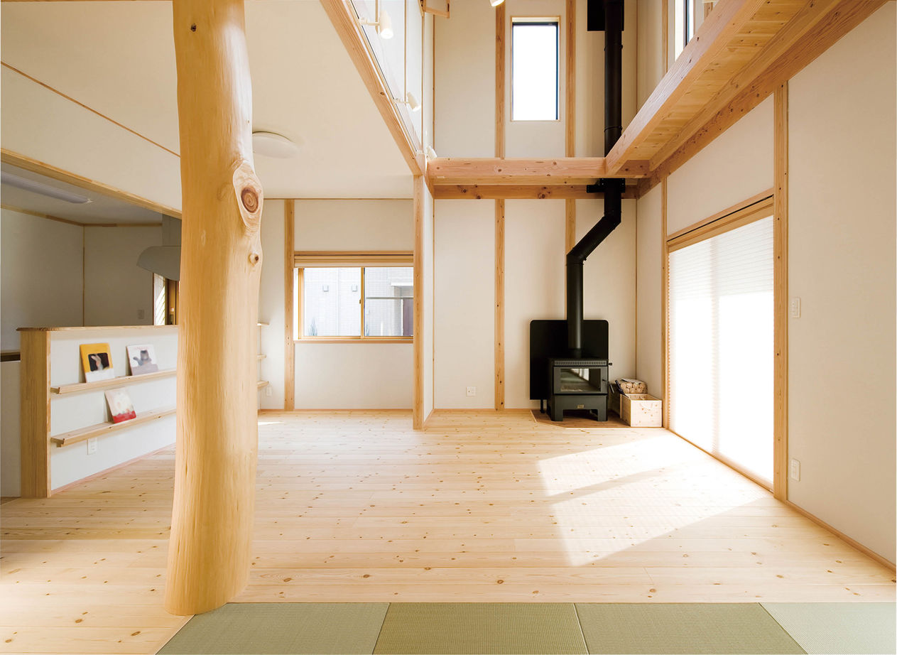 夢工房 【大阪府/2000万円台/30坪台】大阪府で2000万円台で実現した自然素材をふんだんに使ったおしゃれな家の実例の建築実例画像