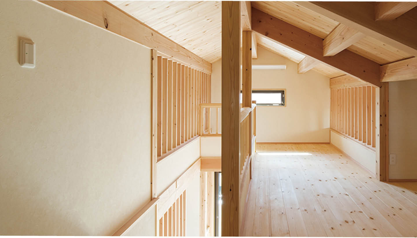 夢工房 【大阪府/2000万円台/30坪台】大阪府で2000万円台で実現した自然素材をふんだんに使ったおしゃれな家の実例の建築実例画像2