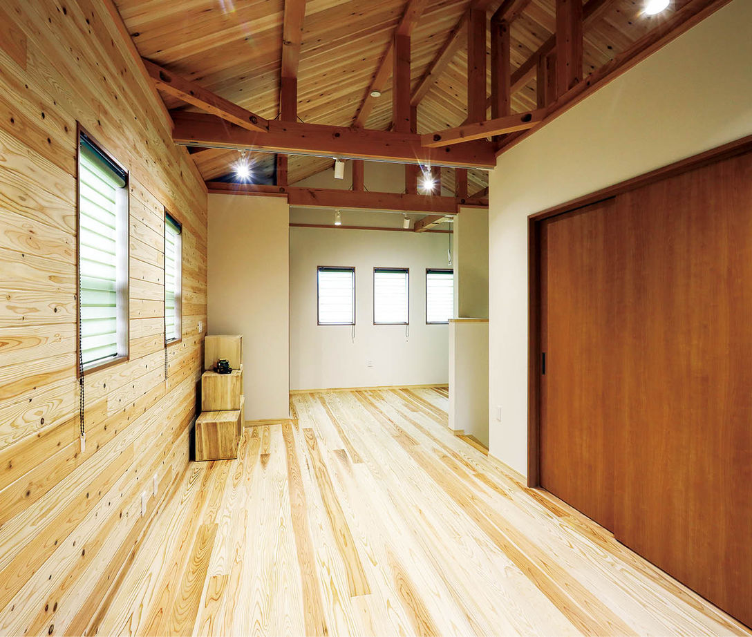 夢工房 【大阪府/2000万円台/狭小/20坪/】大阪府で2000万円台で建てた天然木の狭小住宅の実例（間取り図あり）の建築実例画像4