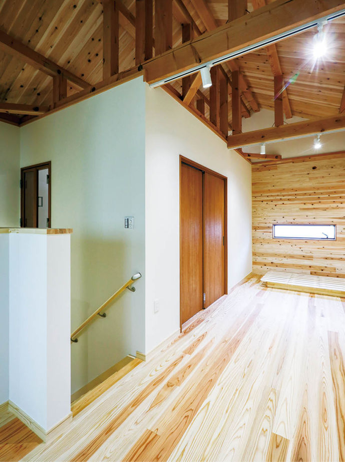 夢工房 【大阪府/2000万円台/狭小/20坪/】大阪府で2000万円台で建てた天然木の狭小住宅の実例（間取り図あり）の建築実例画像5