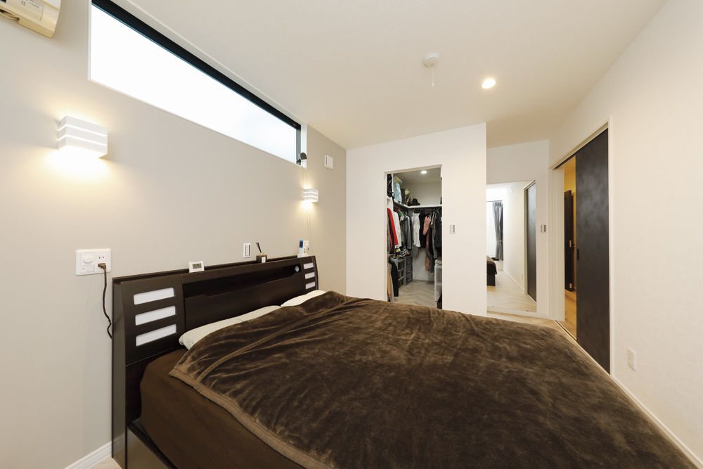 三心 【2000万円台/吹き抜け/間口5ｍ/間取り図】自由でデザイン性あふれる設計。開放的なスキップフロアのある家の建築実例画像10