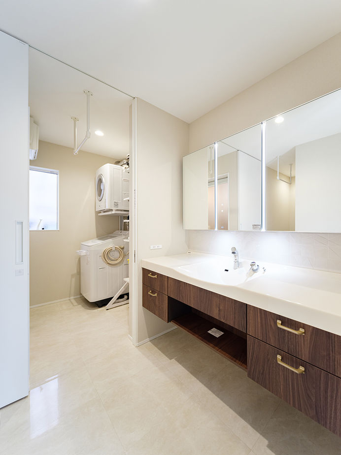 三心 【神奈川県/サウナのある家/プールのある家/間取り図】三心の設計力で叶った、夢のリゾートスタイル！の建築実例画像11